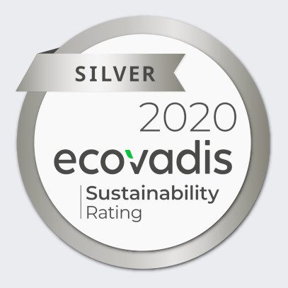 Mersen medalha prata ecovadis Mersen medalha prata ecovadis